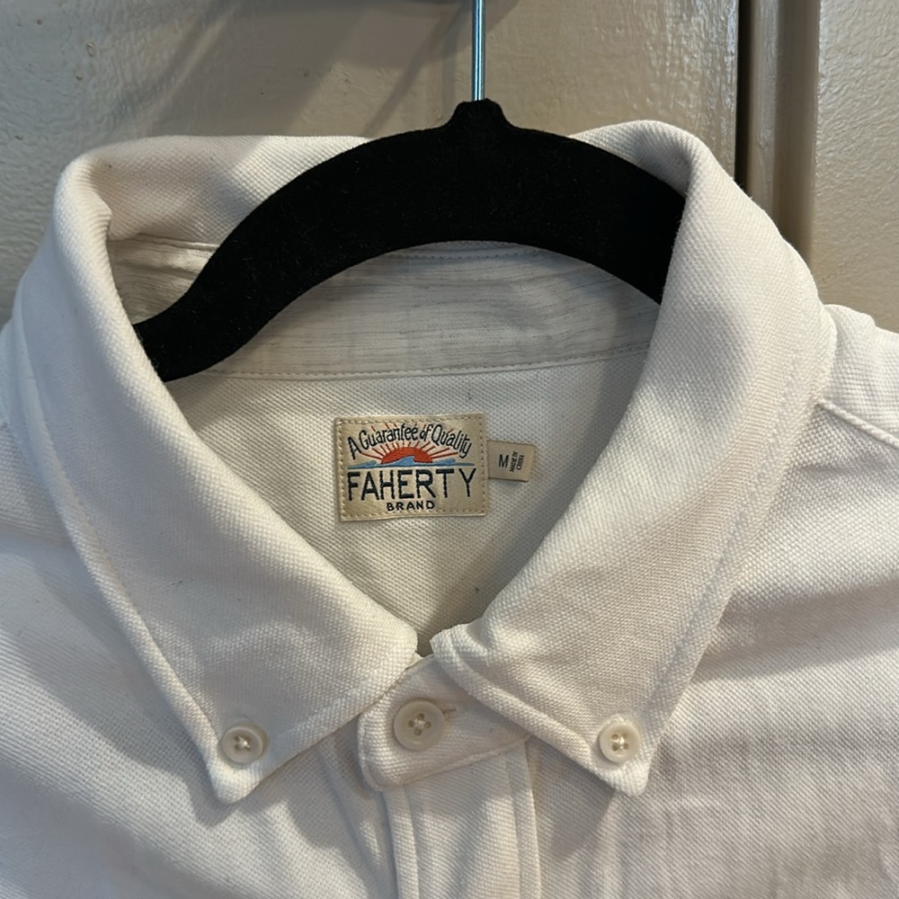 Faherty Sunwashed Knit Shirt (Single Pocket) - Picture 3 of 4